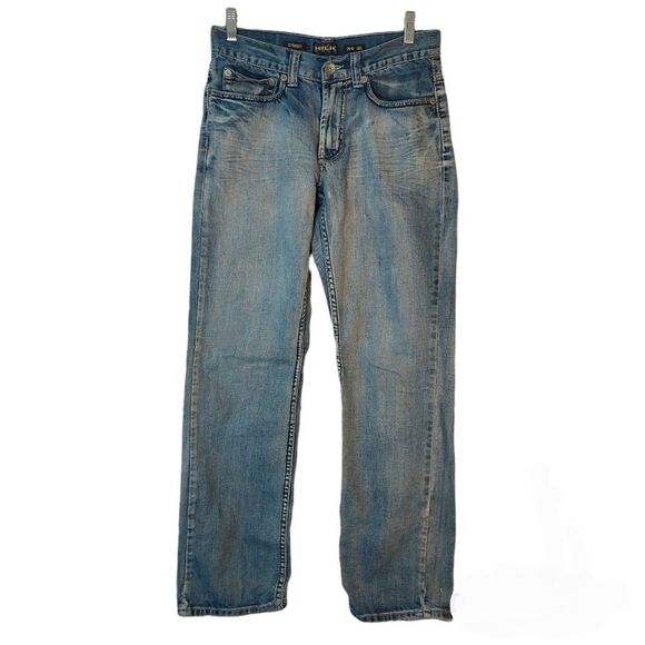 Helix Men's Jeans Size 29x30 Medium Wash Relaxed Fit Straight Leg - Picture 1 of 16